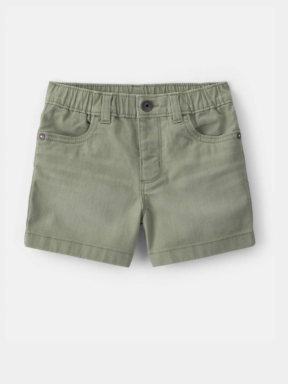 OshKosh B'gosh Baby Twill Pull-On Shorts Olive